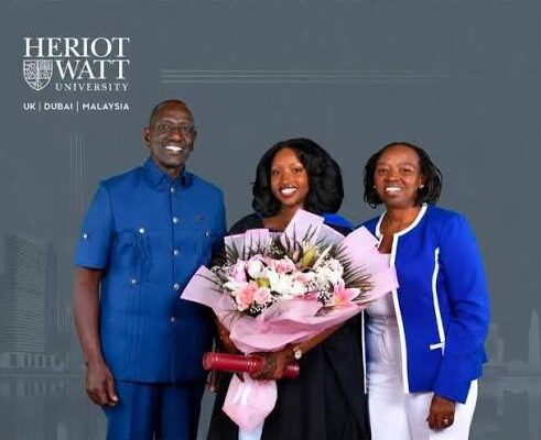 President William Ruto, Rachel Attend Daughter Cullie's Graduation at Dubai's Heriot-Watt University